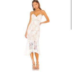REVOLVE NBD Tove Midi Dress in Ivory